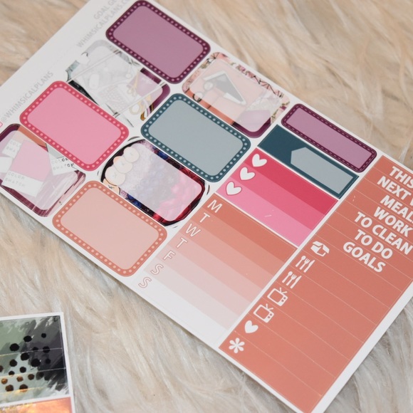 “Goal Getter” Planner Sticker Kit - Picture 2 of 4